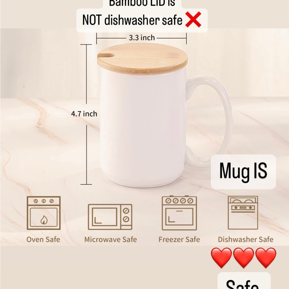 LIVE SHOW/CUSTOM Handcrafted Mug - Picture 2 of 2